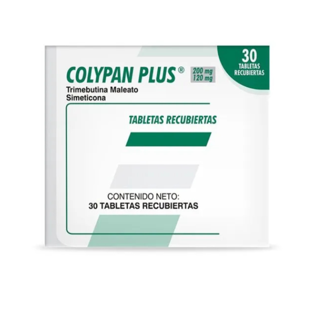 COLYPAN PLUS 200 MG /120 MG TABLETA RECUBIERTA CAJA X 30