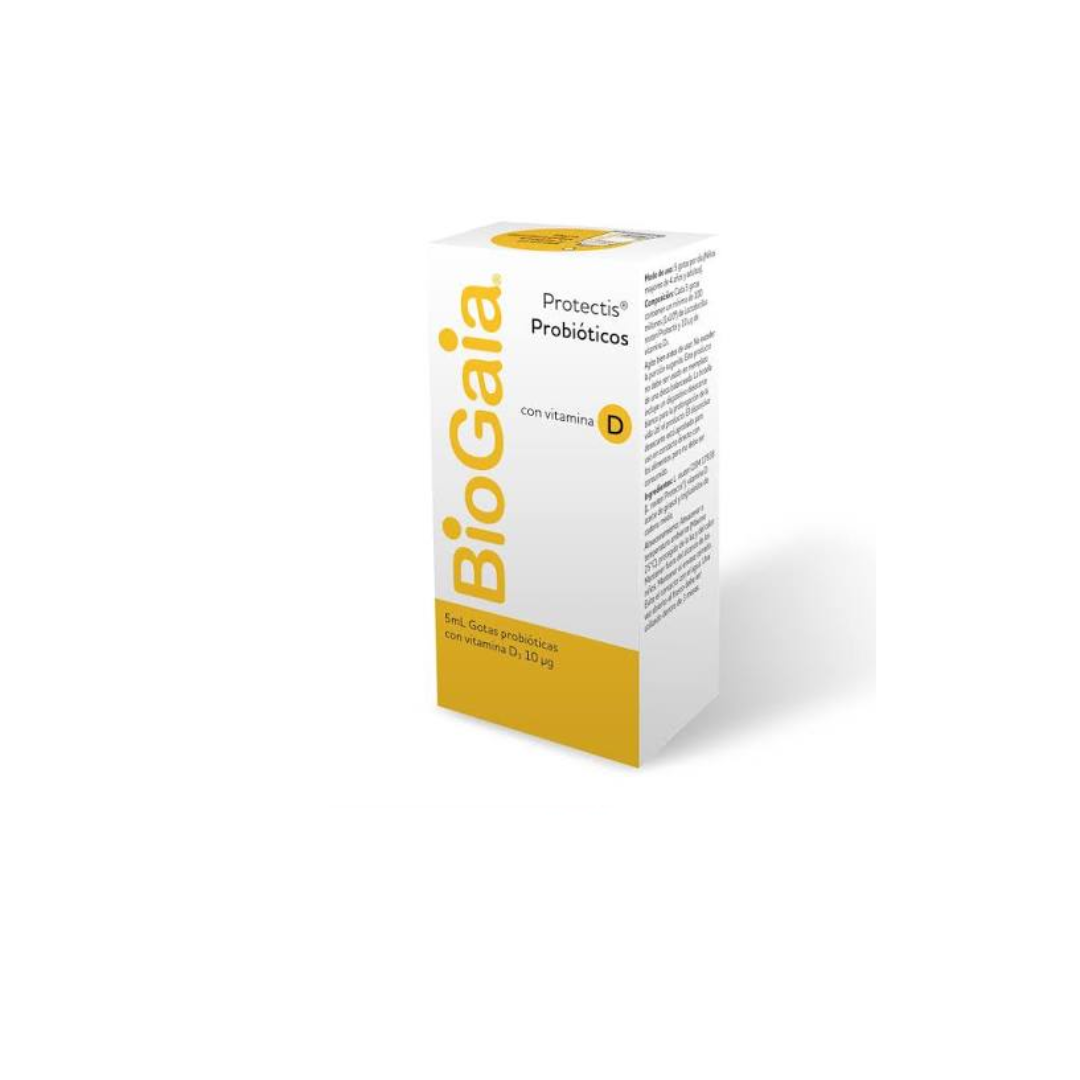 BIOGAIA PROTECTIS+VITAMINA D3 GOTAS ORALES FRASCO X 5 ML