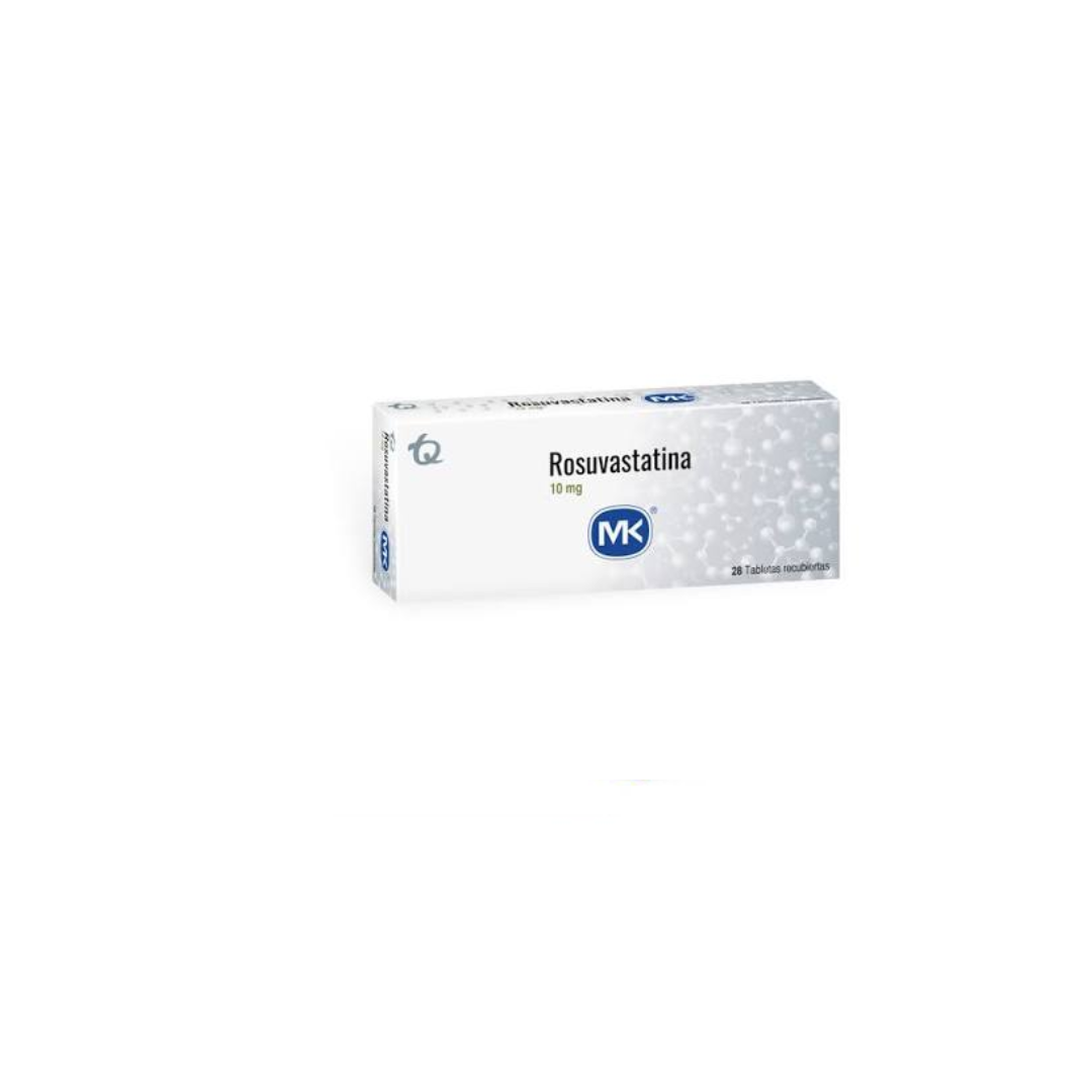 ROSUVASTATINA MK 10 MG TABLETA RECUBIERTA CAJA X 28