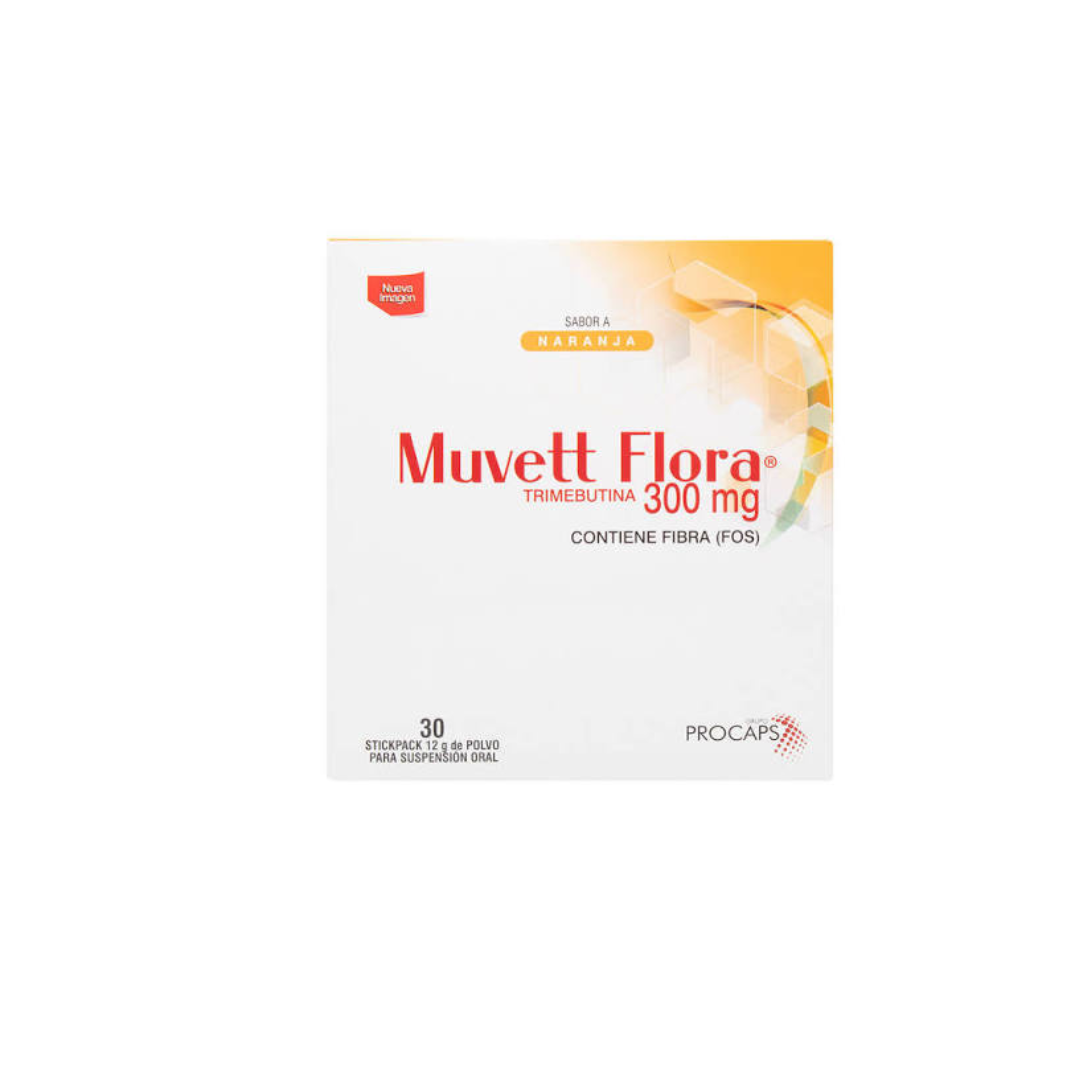 MUVETT FLORA 300 MG POLVO PARA SUSPENSIÓN CAJA X 30 SOBRES