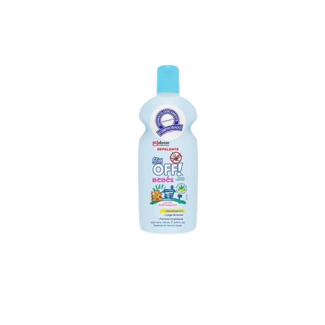 REPELENTE STAY OFF LOCION BEBES LOCION CORPORAL FRASCO X 120 ML