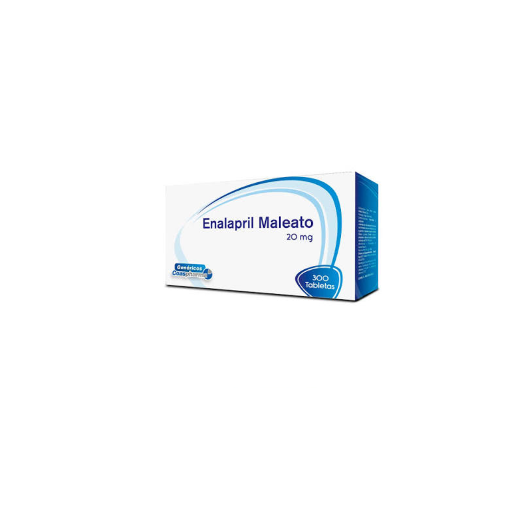 ENALAPRIL COASPHARMA 20 MG TABLETA CAJA X 20