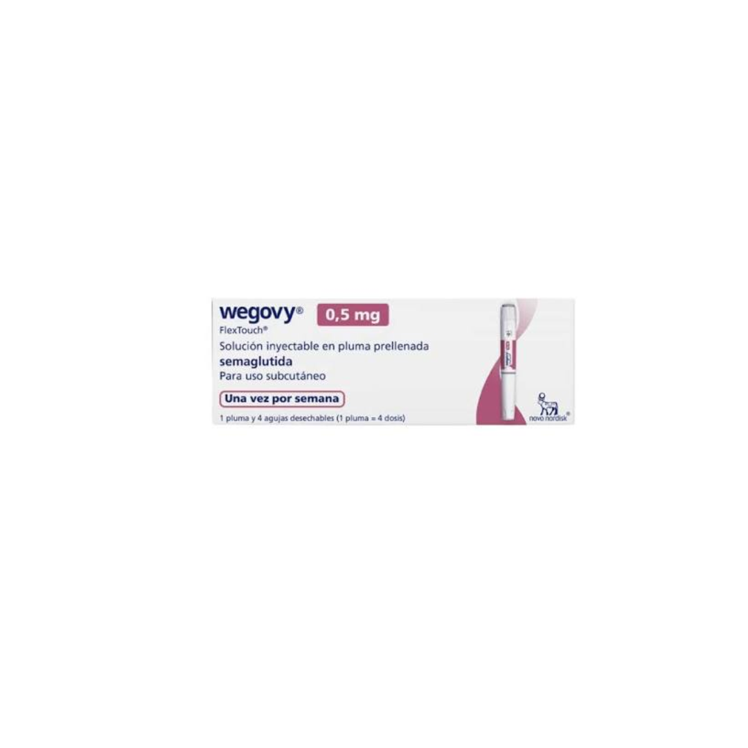 WEGOVY 0.5 MG/DOSIS PLUMA PRE-LLENADA CAJA X 1