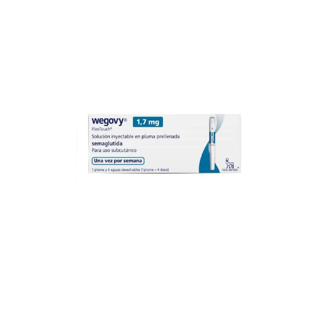 WEGOVY 1.7 MG/DOSIS PLUMA PRE-LLENADA CAJA X 1