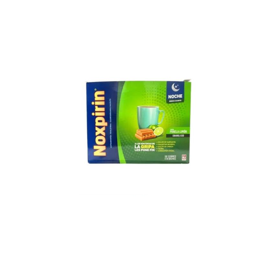 NOXPIRIN CALIENTE NOCHE POLVO GRANULADO CAJA X 50