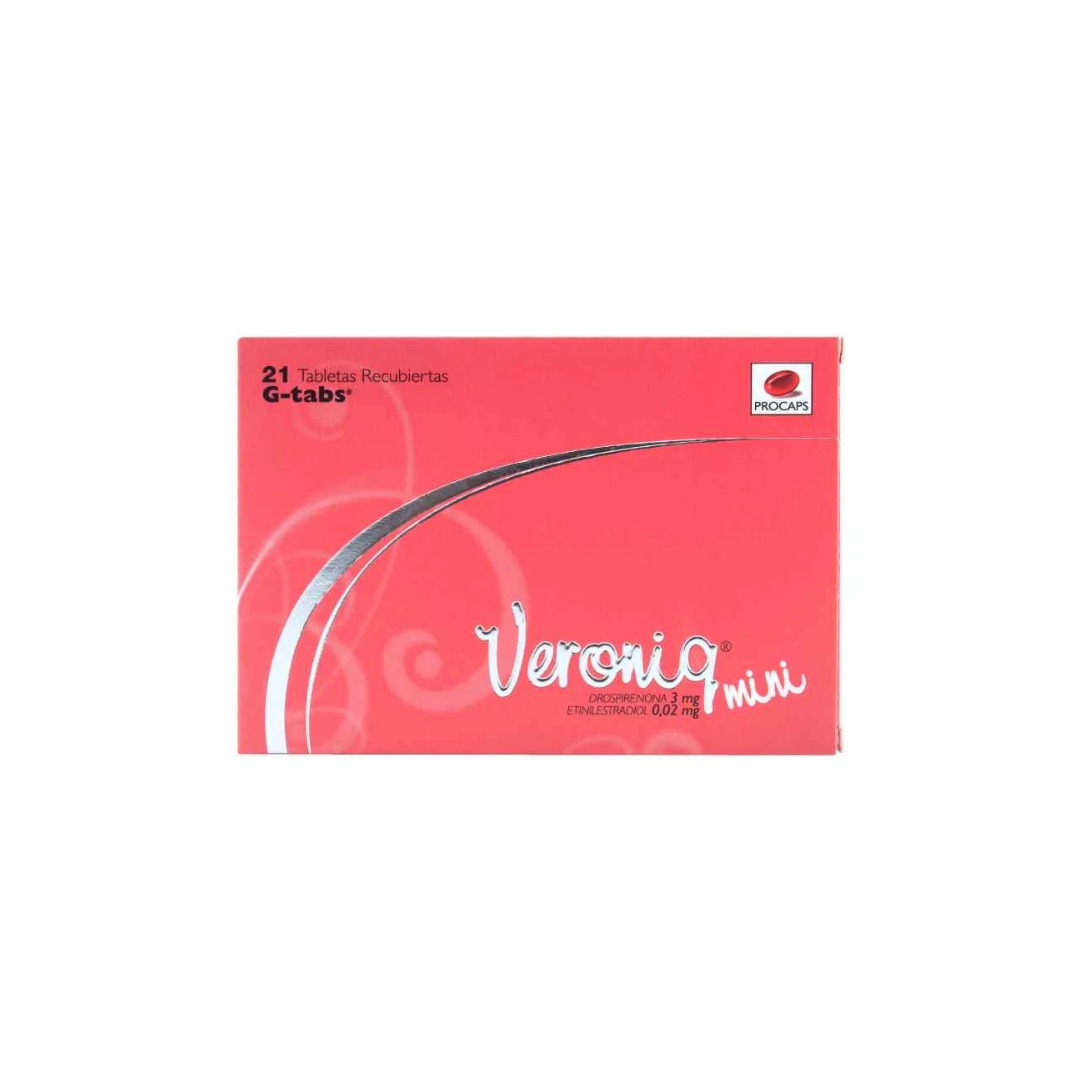 VERONIQ MINI TABLETA CAJA X 21