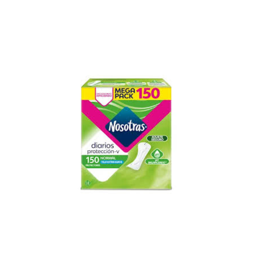 PROTECTORES DIARIOS NOSOTRAS NA CAJA X 150