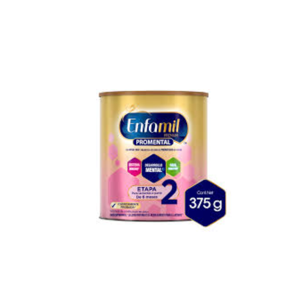 ENFAMIL PREMIUM PROMENTAL 2 CON PREBIOTICOS CON MFGM POLVO ORAL LATA X 385 GR
