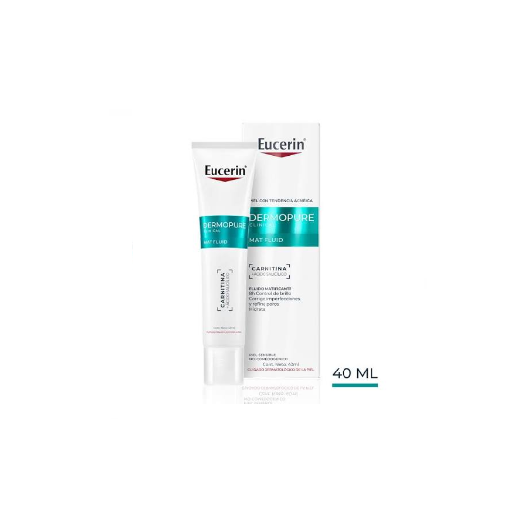 EUCERIN DERMOPURE CLINICAL MAT FLUID GEL FRASCO X 40 ML
