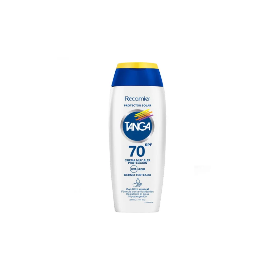 BLOQU TANGA SPF 70 ADULTOS NA FRASCO X 220 ML