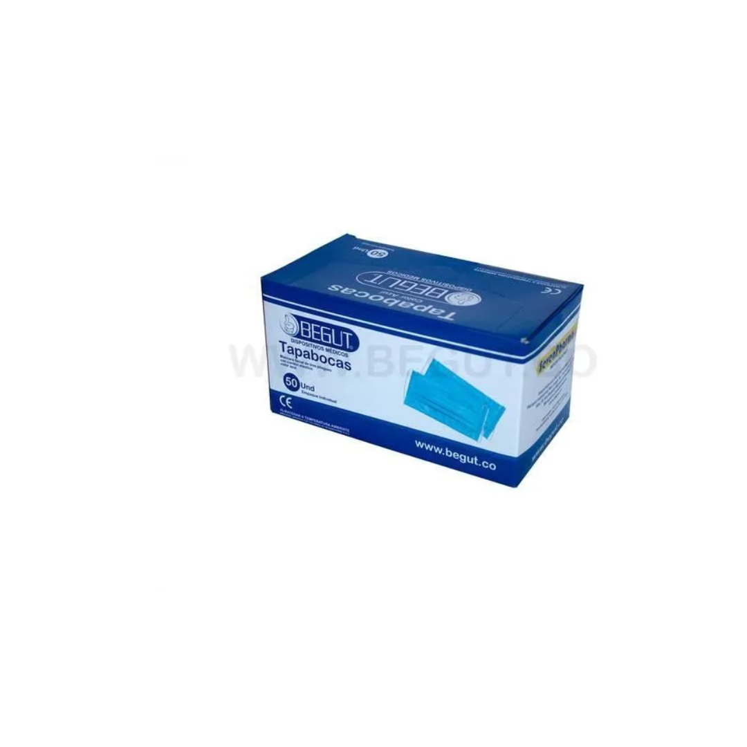 TAPABOCAS QUIRURGICO DM CAJA X 50