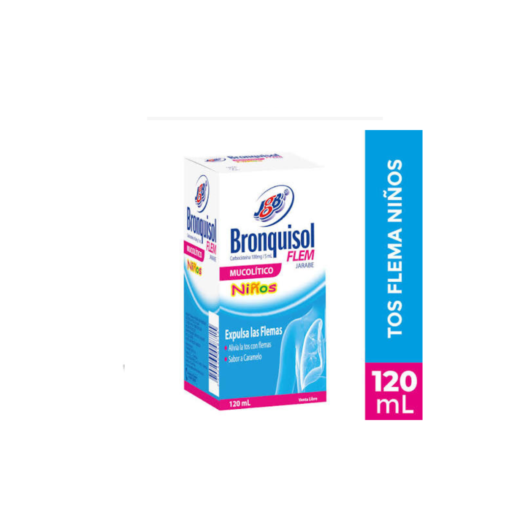 BRONQUISOL NIÑOS FLEM JARABE FRASCO X 120 ML