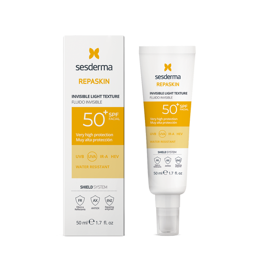 REPASKIN FOTOPROTECTOR SPF 50 FACIAL FLUIDO INVISIBLE GEL TOPICO POTE X 50 ML