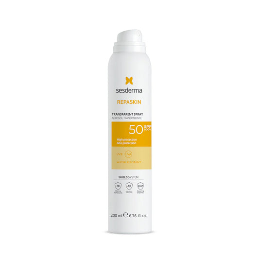 REPASKIN FOTOPROTECTOR SPF 50 AEROSOL TRANSPARENTE AEROSOL POTE X 200 ML