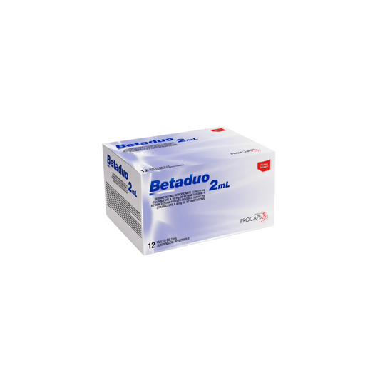 BETADUO 10/4 MG/2 ML  SUSPENSIÓN INYECTABLE CAJA X 12