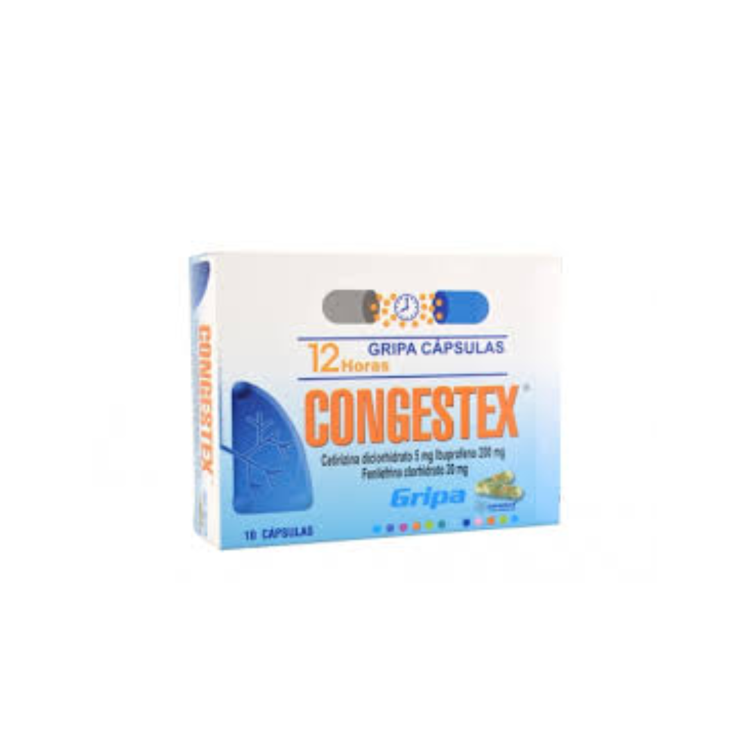 CONGESTEX CAPSULA CAJA X 10