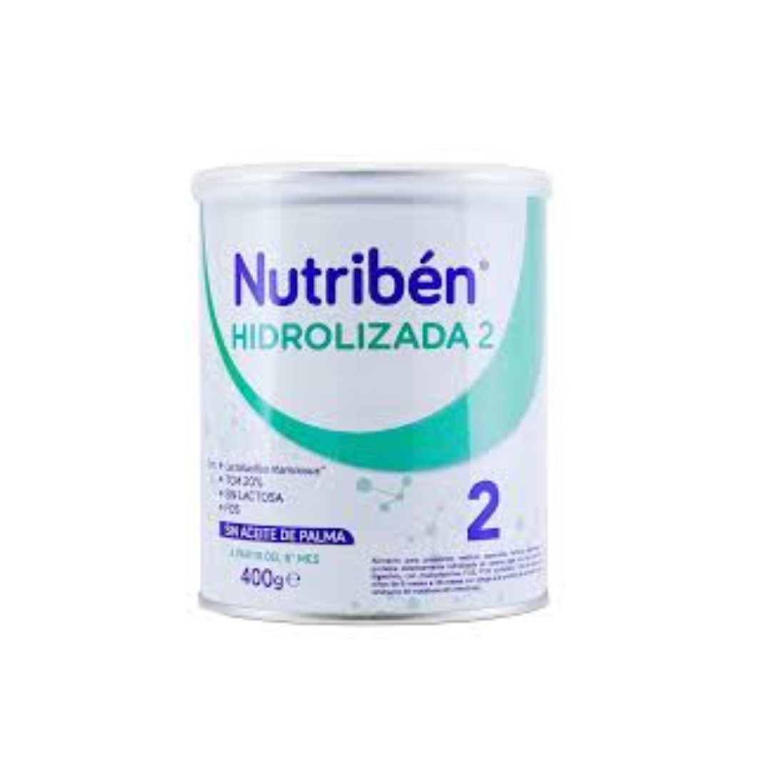 NUTRIBEN HIDROLIZADA 2 POLVO ORAL LATA X 400 GR