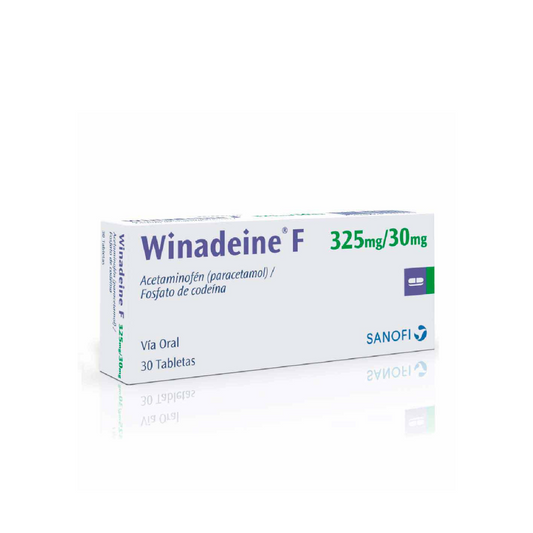 WINADEINE F 325/30 MG TABLETA CAJA X 30