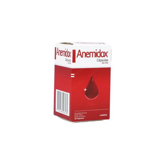 ANEMIDOX  100 MG + 1 MG + 330 MG CAPSULA FRASCO X 30
