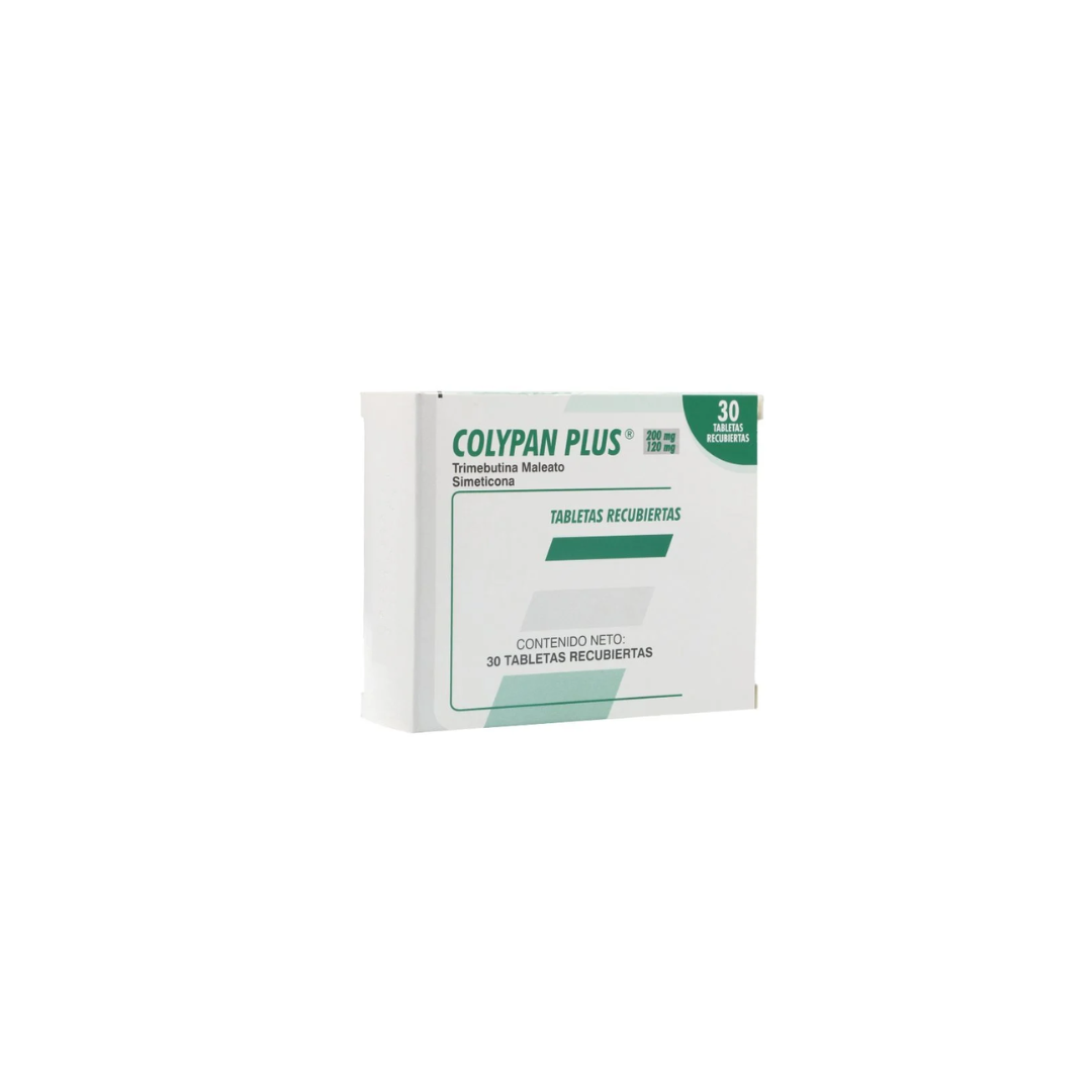 COLYPAN PLUS 200 MG /120 MG TABLETA RECUBIERTA CAJA X 30