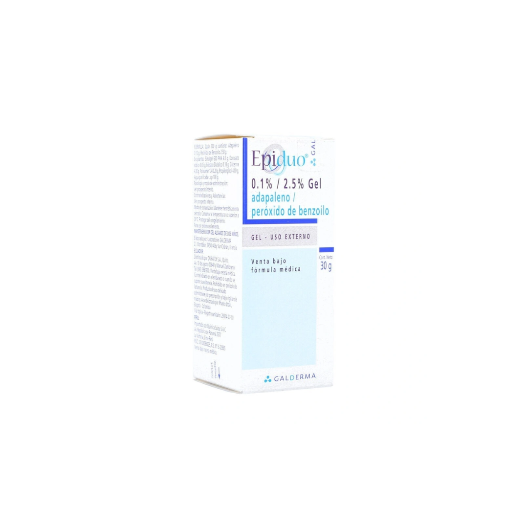 EPIDUO 0.1 G/2.5 G GEL TOPICO TUBO X 30 GR