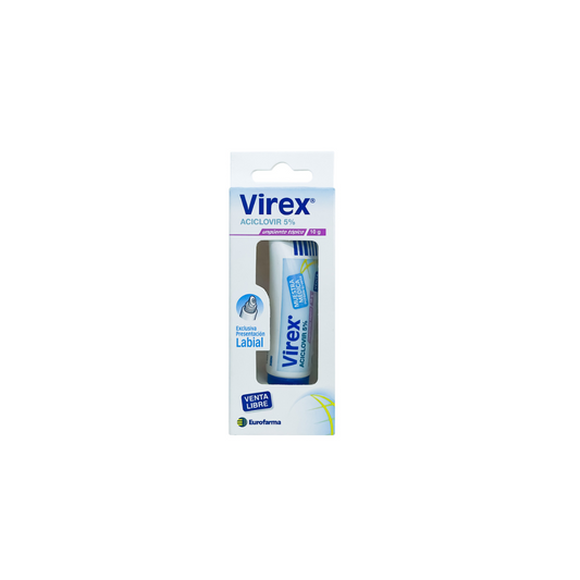 VIREX 5 G UNGÜENTO TOPICO TUBO X 10 G