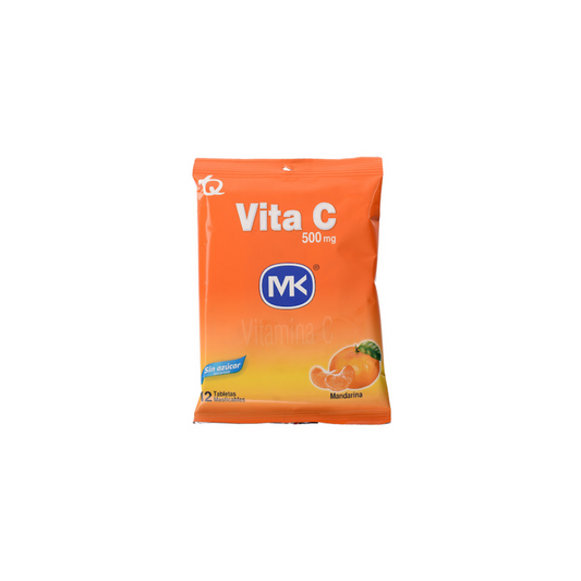 VITA C 500MG MAND TABLETA MASTICABLE SOBRE X 12
