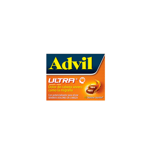 ADVIL ULTRA 200 MG/65 MG CAPSULA LIQUIDA CAJA X 10