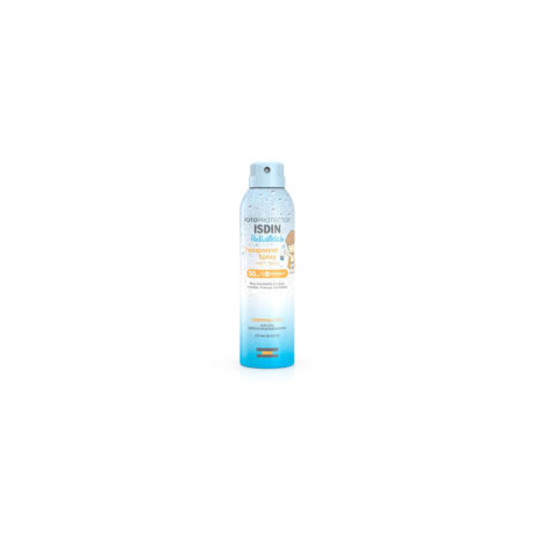 ISDIN FOTOPROTECTOR TRANSPARENT SPRAY WET SKIN PEDIATRICS SPF 50 SPRAY FRASCO X 250 ML