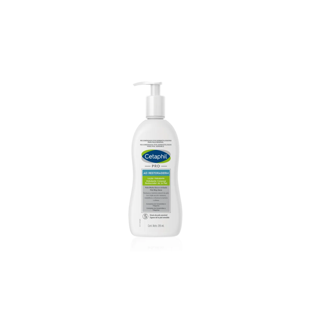 CETAPHIL PRO AD RESTORDERM HIDRATANTE CORPORAL LOCIÓN TOPICA FRASCO X 295 ML