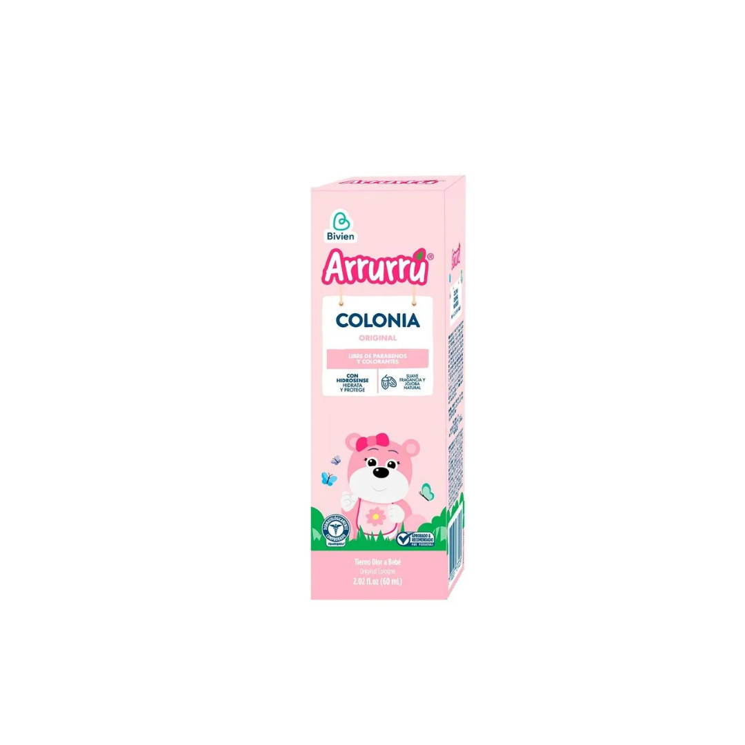 COLONIA ARRURRU ORIGINAL ROSADA LOCION CORPORAL FRASCO X 60 ML