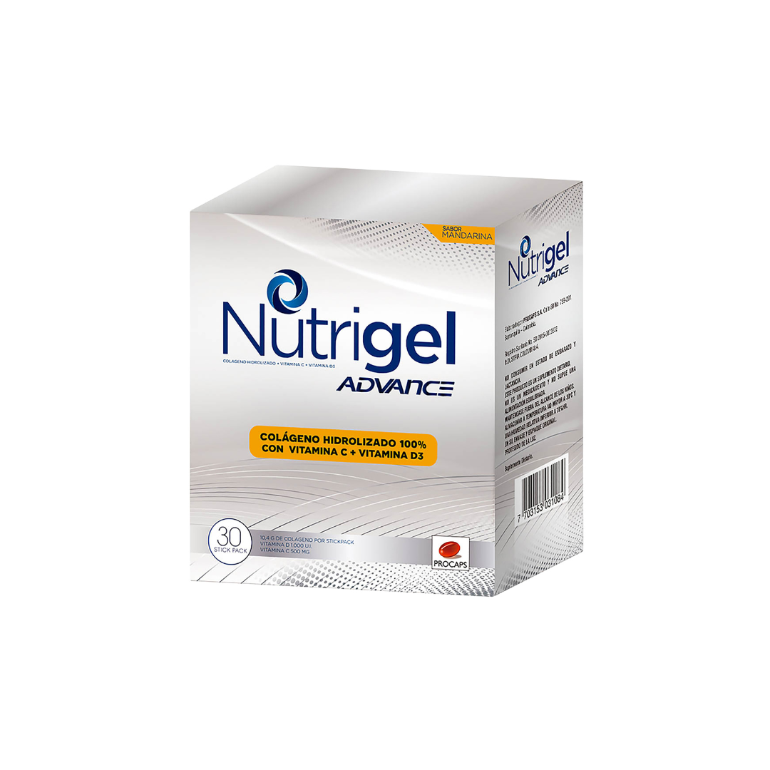NUTRIGEL ADVANCE MANDARINA X 10.9 GR SOBRES CAJA X 30