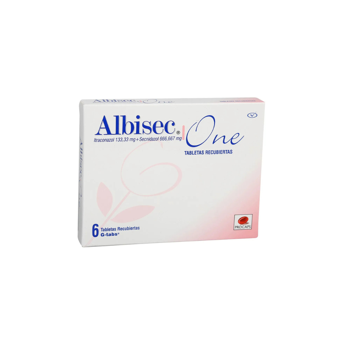 ALBISEC ONE TABLETA RECUBIERTA CAJA X 6