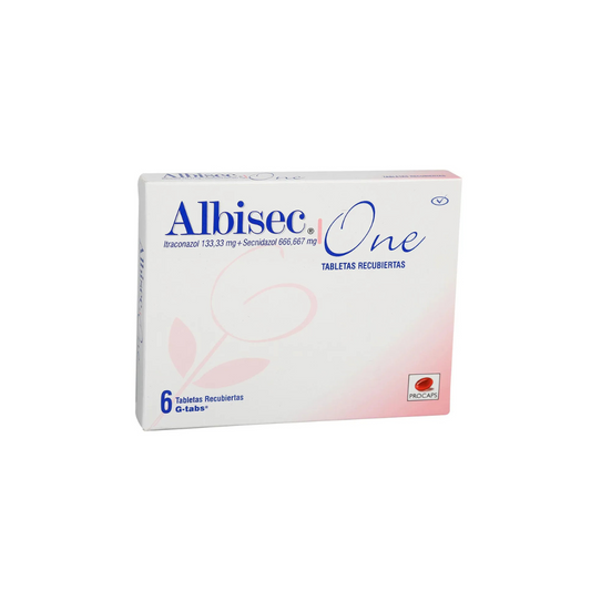 ALBISEC ONE TABLETA RECUBIERTA CAJA X 6