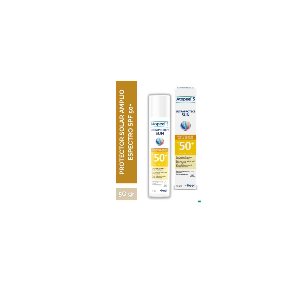 ATOPEEL PROTECTOR SOLAR SPF 50+ TONO NATURAL CREMA TOPICA TUBO X 50 GR