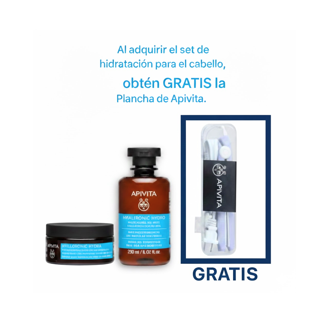 KIT APIVITA HIDRATACION CAPILAR INTENSA+PLANCHA APIVITA NA CAJA X 1