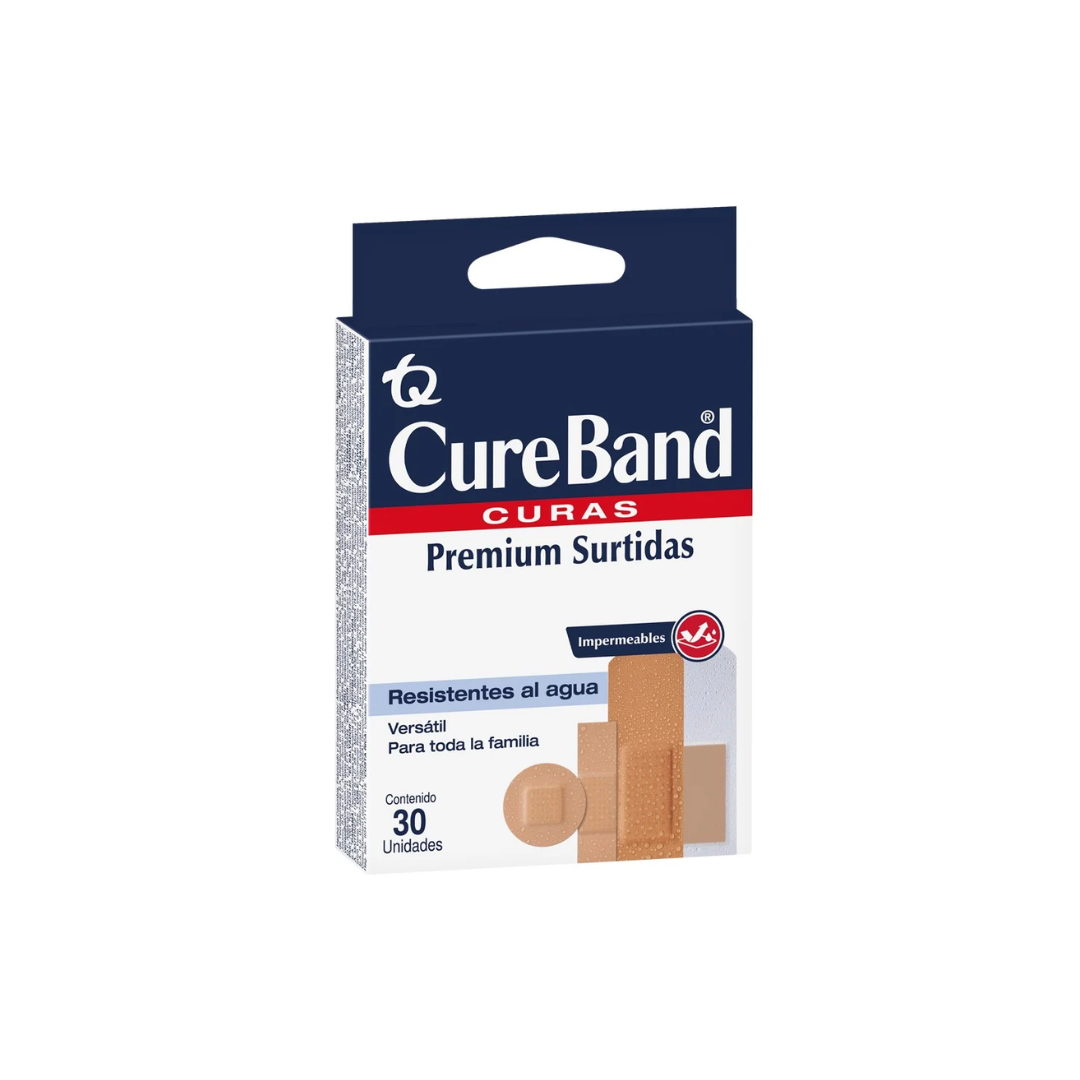 CURAS CUREBAND PREMIUM SURTIDA DM CAJA X 30