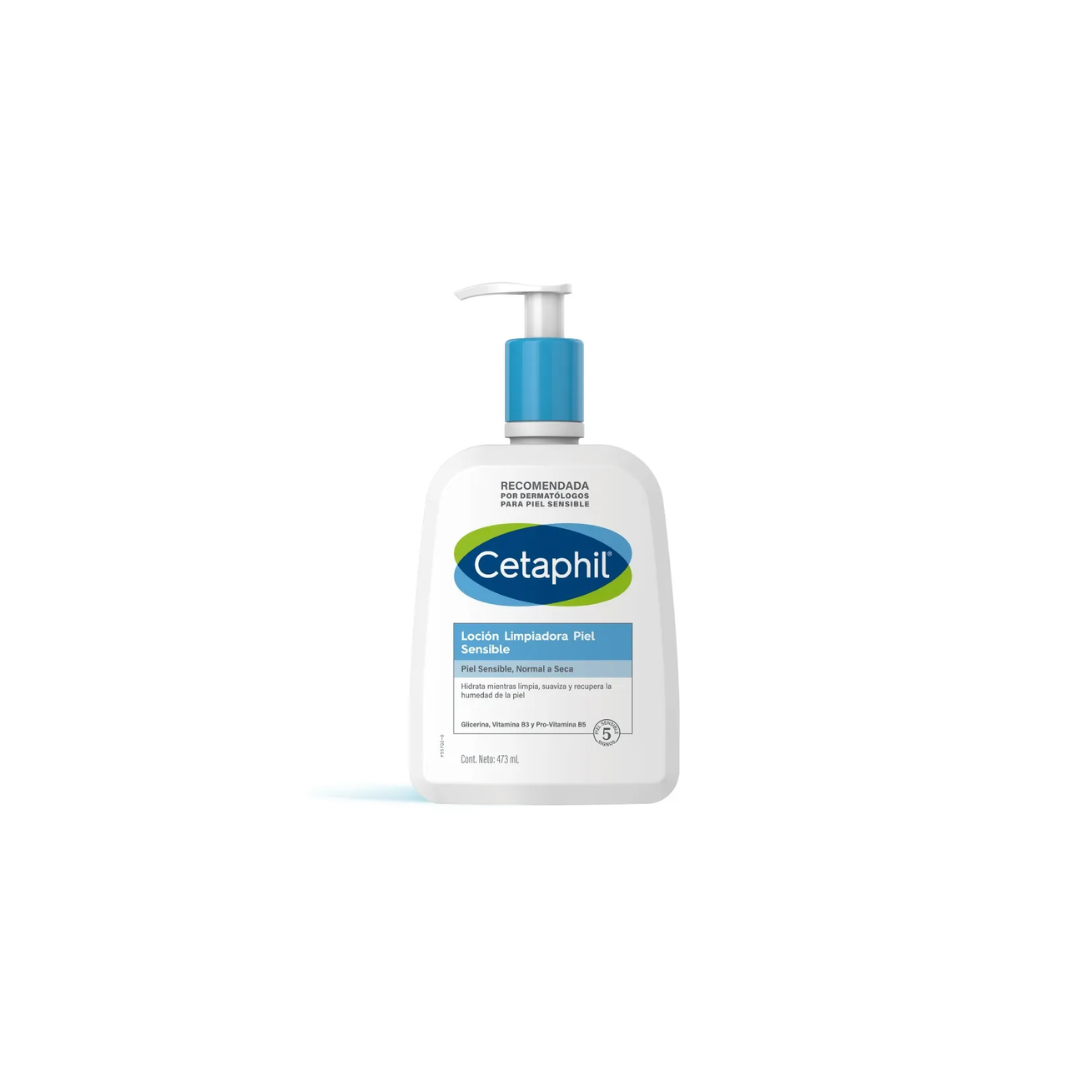 CETAPHIL LOCION LIMPIADORA P/SENSIBLE LOCIÓN TOPICA FRASCO X 473 ML