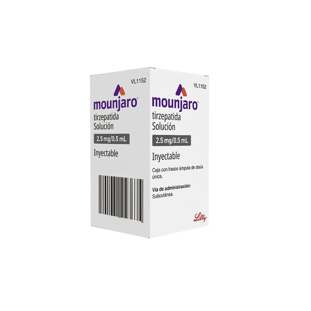 MOUNJARO 2.5 MG/0.5ML SOLUCIÓN INYECTABLE CAJA X 1
