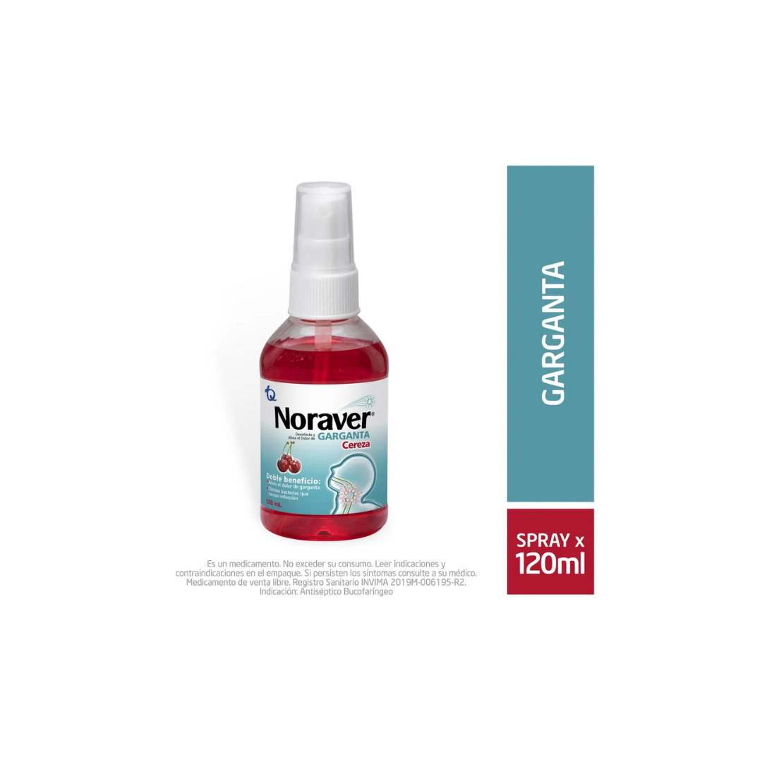 NORAVER CEREZA C/VALV.PET SOLUCIÓN FRASCO X 120 ML