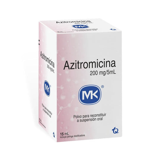 AZITROMICINA MK 200 MG/5 ML SUSPENSION ORAL FRASCO X 15 ML