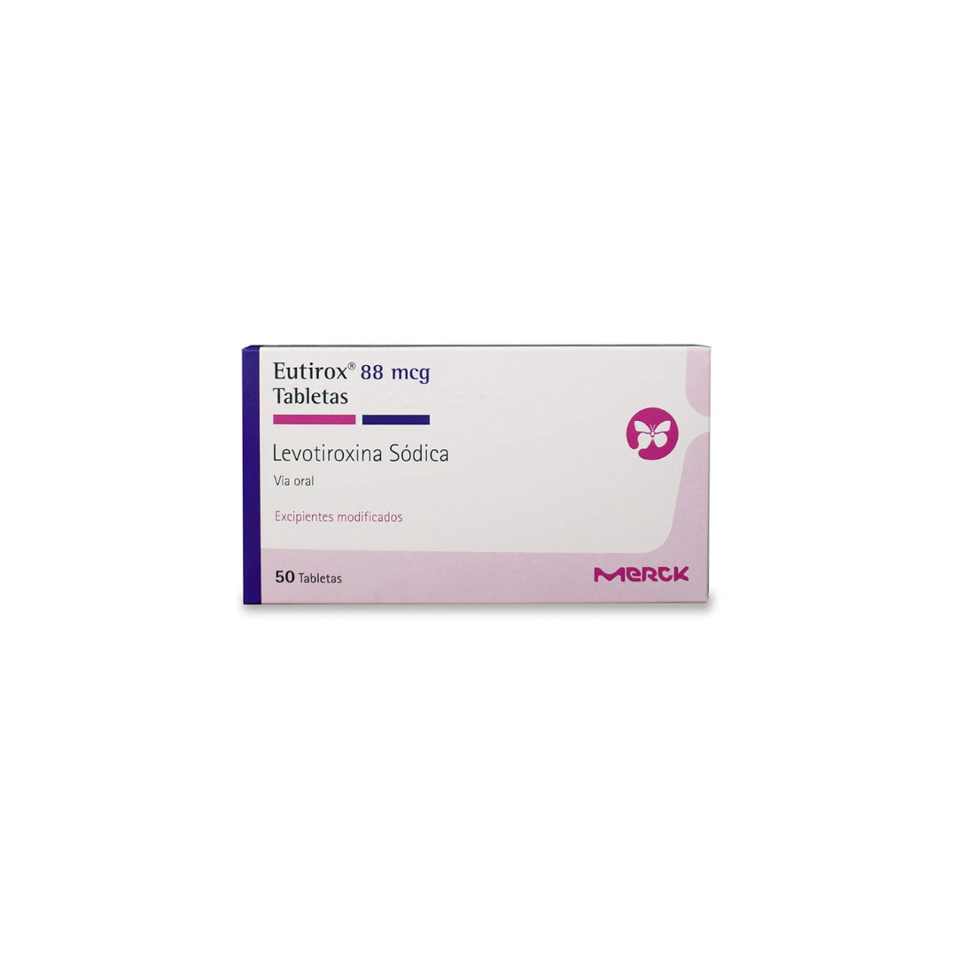 EUTIROX 88 MCG TABLETA CAJA X 50