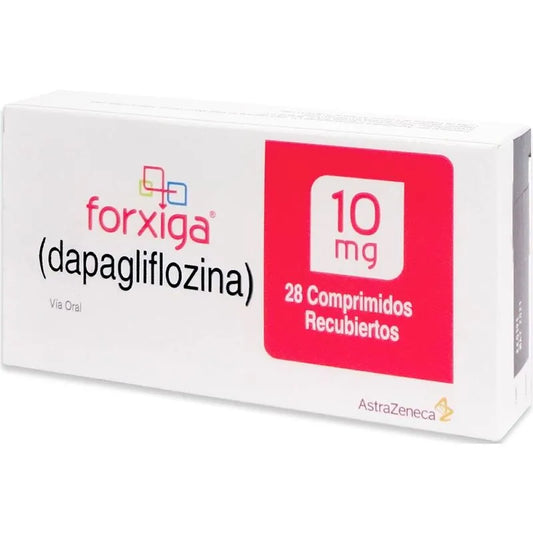 FORXIGA 10 MG TABLETA RECUBIERTA CAJA X 28