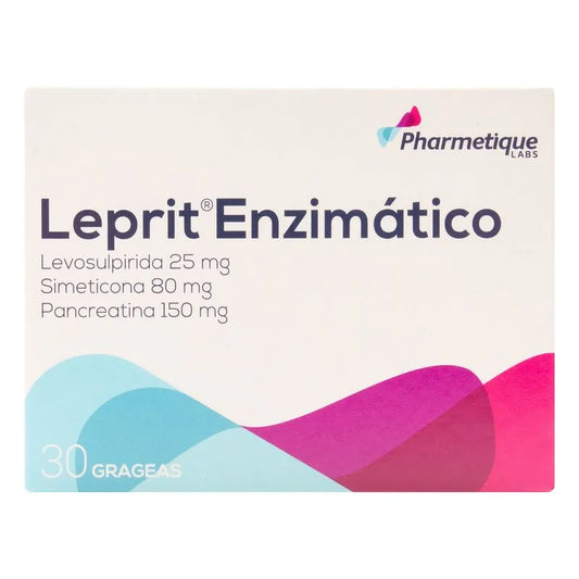 LEPRIT ENZIMATICO 25 MG/80 MG/150 MG GRAGEA CAJA X 30