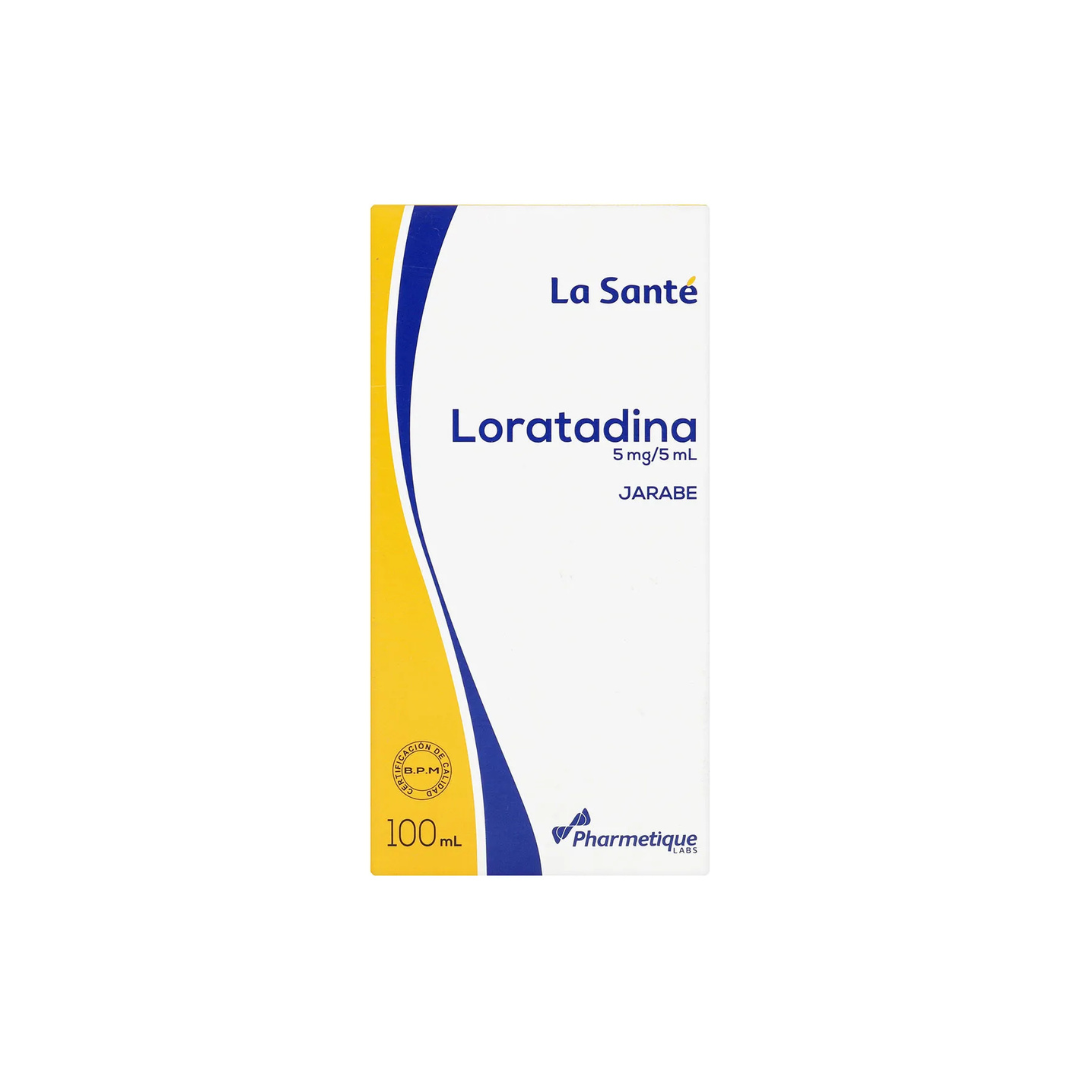 LORATADINA LA SANTE 5 MG/5 ML JARABE FRASCO X 100 ML