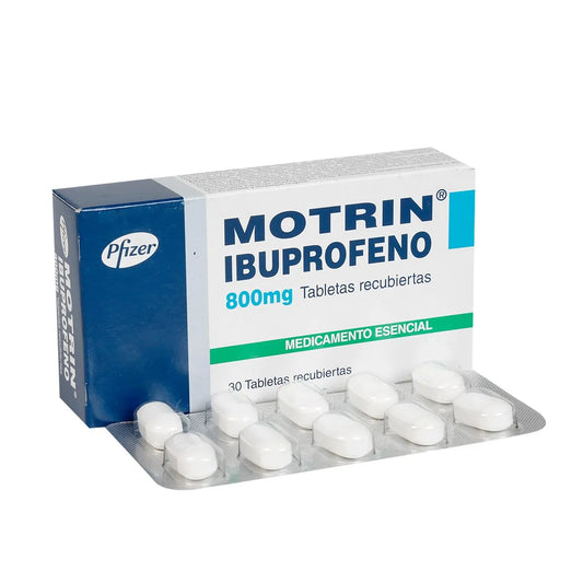 MOTRIN 800 MG TABLETA RECUBIERTA CAJA X 30