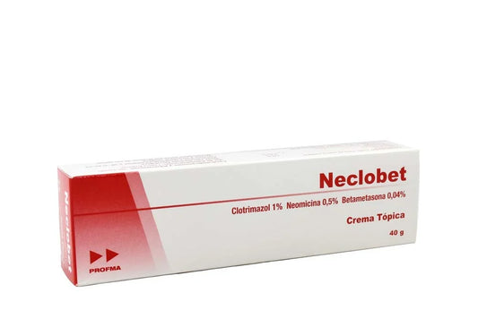 NECLOBET 0.04 G/0.5 G/1G CREMA TOPICA TUBO X 40 G