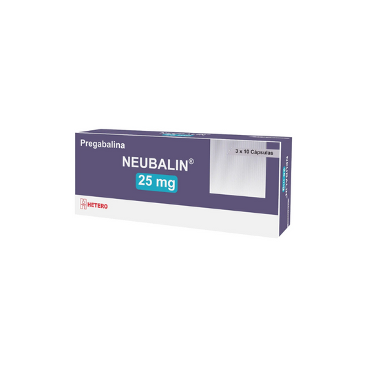 NEUBALIN 25 MG CAPSULA DURAS CAJA X 30