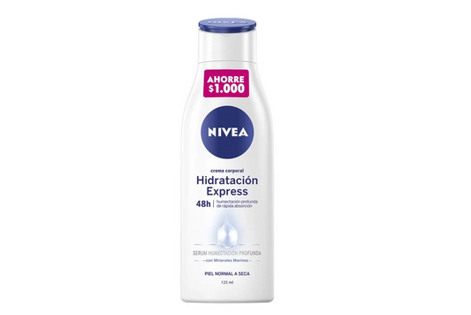 NIVEA BODY HIDRATACION EXPRESS P/NORMAL/SECA CREMA TOPICA FRASCO X 125 ML