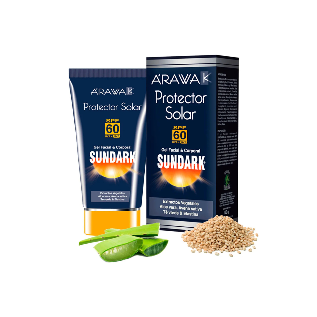 SUNDARK GEL PROTEC SOLAR SPF 60+ GEL TOPICO TUBO X 60 G